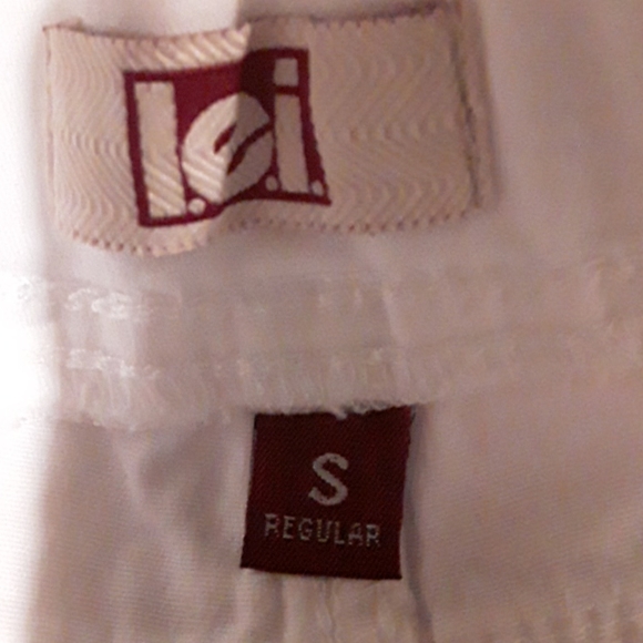 NWT - LEI WHITE DORM SHORTS. PULL ON SHORTS. - Picture 3 of 5